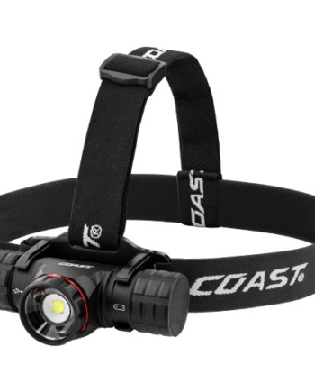 Sort Coast XPH34R Genopladelig Pandelampe – 2075 Lumen!