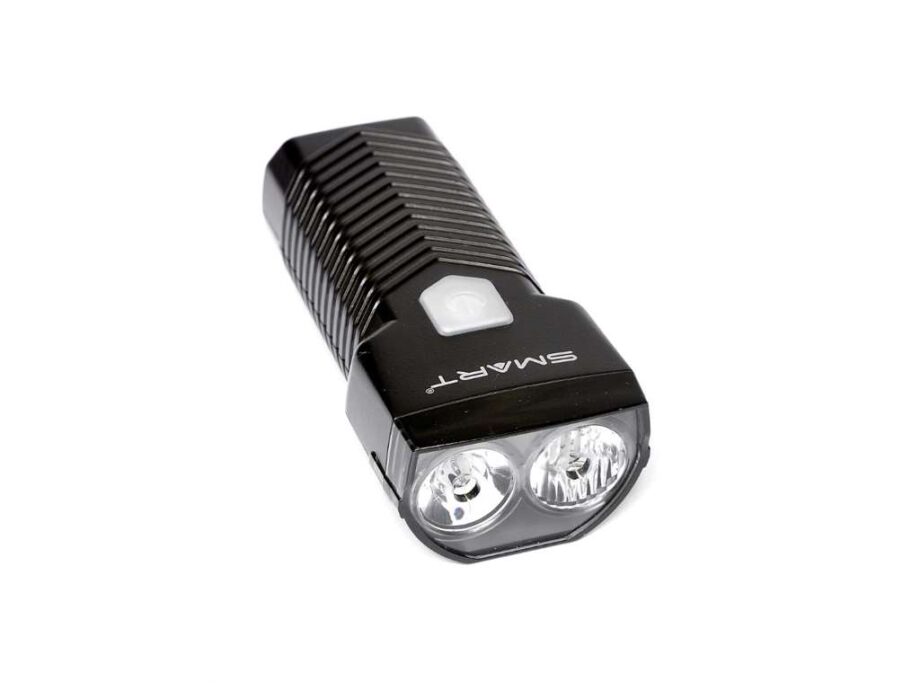 Smart 1500 Lumen LED Forlygte – USB Opladelig Tilbud!