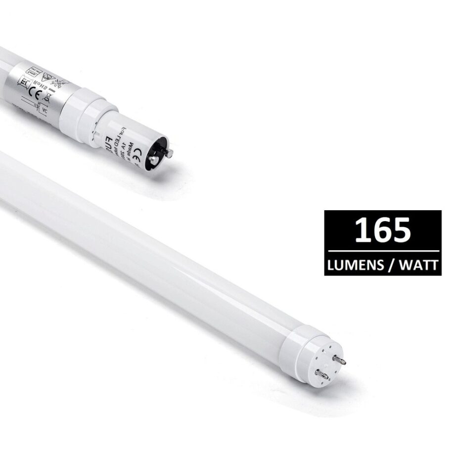 Effektiv 22W LED Rør Pakke – 8 stk. med 4000K lys