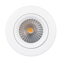 Dæmpbar Hvid Rund LED Lampe – 460 Lumen, IP54 Kvalitet