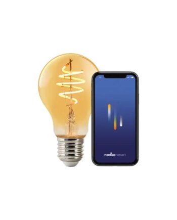 Nordlux Smart E27 Deco Pære – Ravfarvet 2200K Lys