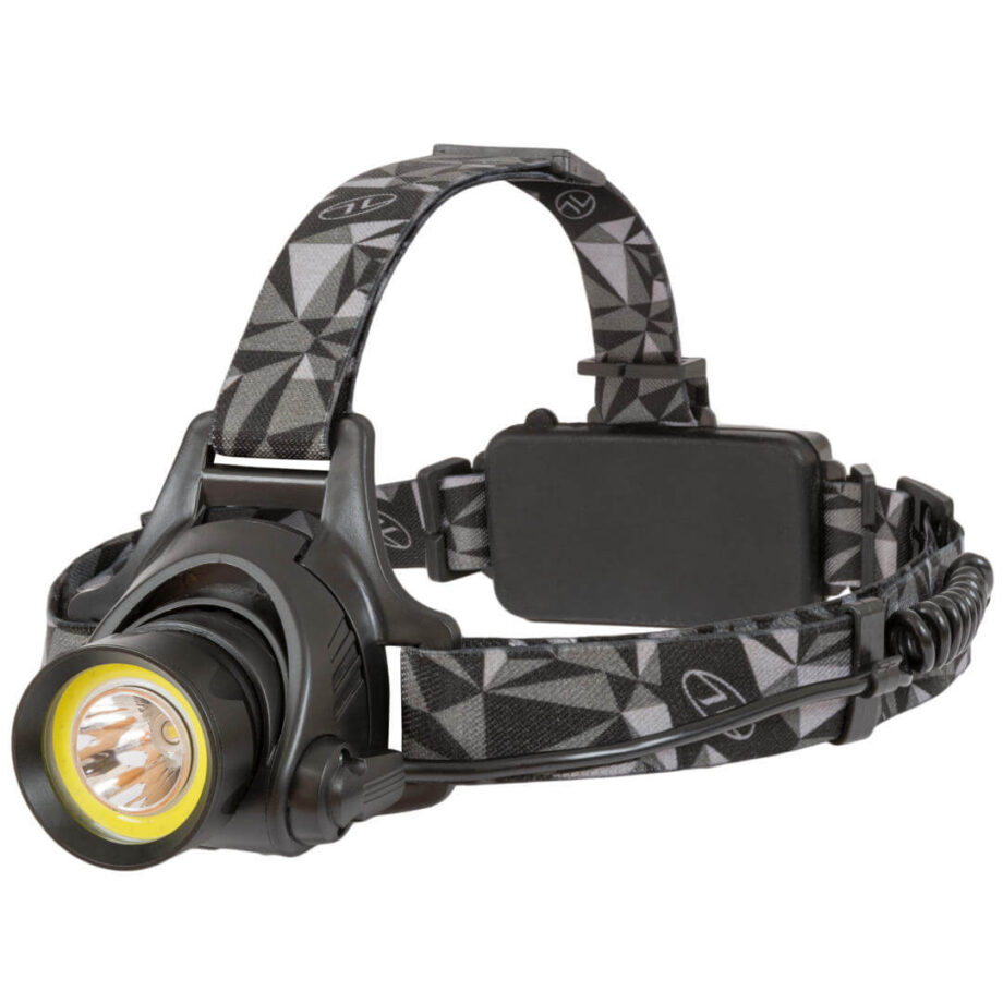Genopladelig Pandelampe Highlander Polaris 550 Lumen