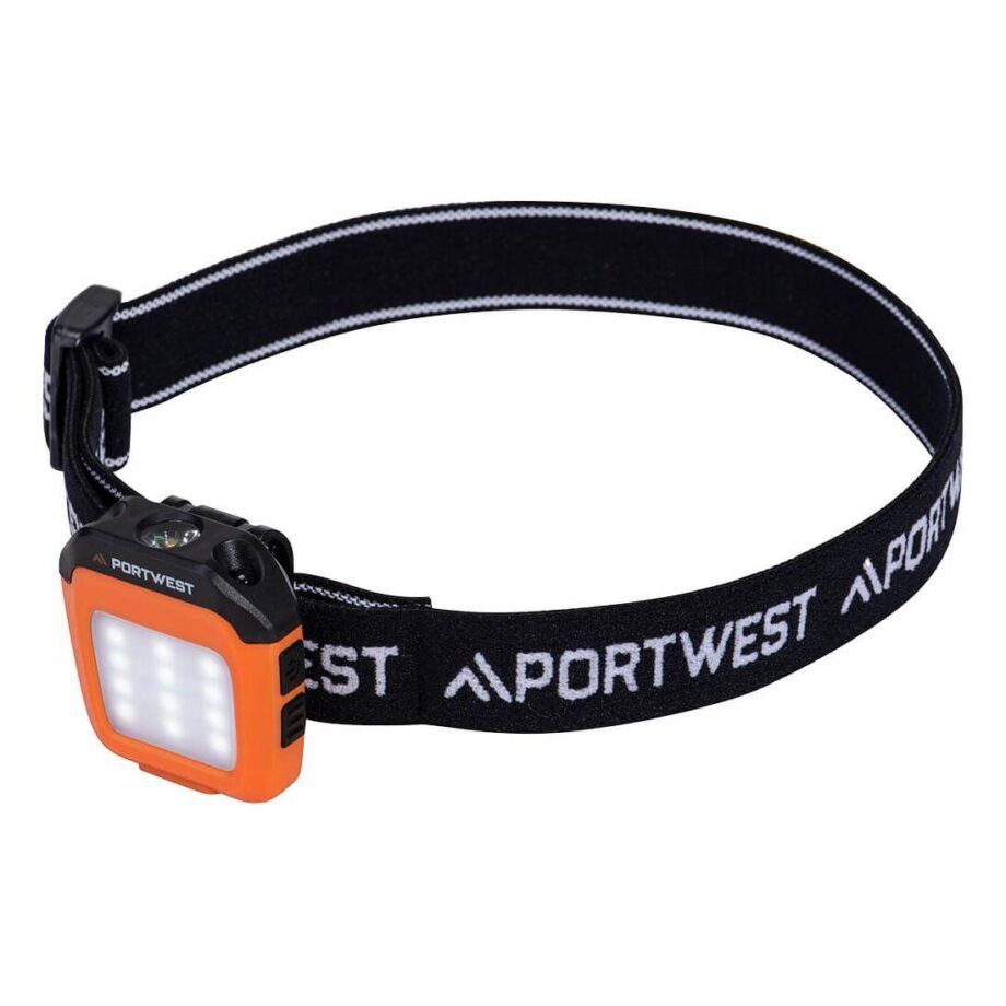 Portwest Pandelampe PA74 – 200 Lumen Belysning i Sort