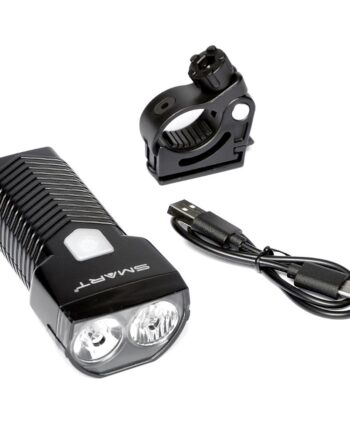 Smart Alu Forlygte Led Usb 1500 Lumen - Smart Lumen  - 4715681196015