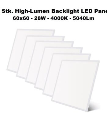 High Lumen Backlight Led Panel 60x60 28w 4000k 5040lm - Lumen  - 5740031805698
