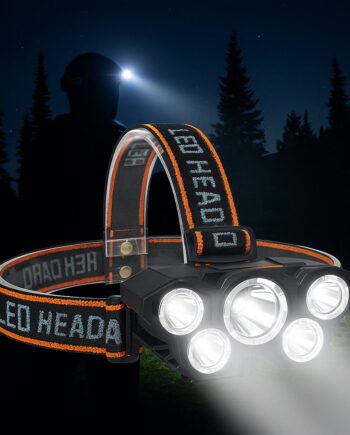 Pandelampe 300 Lumen 180 Justerbar Vinkel Lysfunktioner - Satana.dk Lumen