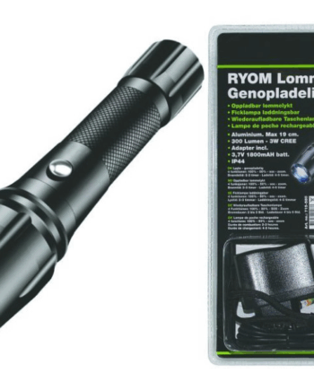 Ryom Lommelygte Genopl 300 Lumen - Ryom Lumen  - 5703156162633