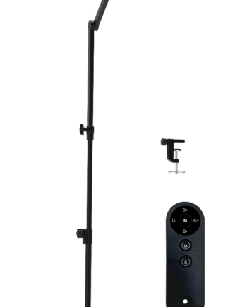 Led Gulvlampe Transformbar Med Svingarm Hjul 1380 Lumen - Wergon Lumen  - 5715188006953