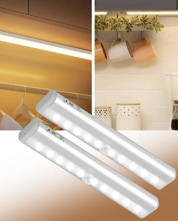 Hvid Led Skabslampe Sensor Varm 200 Lumen Led 10x3x1 - Satana.dk Lumen